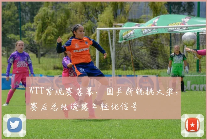 WTT常规赛落幕，国乒新锐挑大梁，赛后总结透露年轻化信号